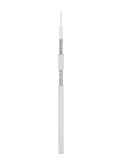 RG-6 CCS, In, PVC (EC-C2-32123A-WT-1). Кабель коаксиальный омедненный. NETLAN в Ессентуках
