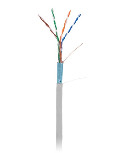 F/UTP 4pair, Cat5e, In, PVC (EC-UF004-5E-PVC-GY). Кабель «витая пара» (LAN) для структурированных систем связи. NETLAN в Ессентуках