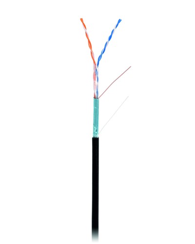 F/UTP 2pair, Cat5, Out, PE (EC-UF002-5-PE-BK). Кабель «витая пара» (LAN) для структурированных систем связи. NETLAN в Ессентуках