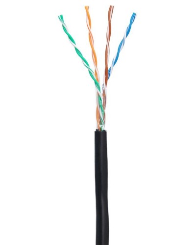 U/UTP 4pair, Cat5е, Out, PE (EC-UU004-5E-PE-BK). Кабель «витая пара» (LAN) для структурированных систем связи. NETLAN в Ессентуках