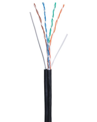 U/UTP 4pair, Cat5e, Out, Sw, PE (EC-UU004-5E-PE-SW-BK). Кабель «витая пара» (LAN) для структурированных систем связи. NETLAN в Ессентуках