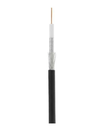 RG-6 CCS, Out, PE (EC-C2-32123B-BK-3). Кабель коаксиальный омедненный. NETLAN в Ессентуках