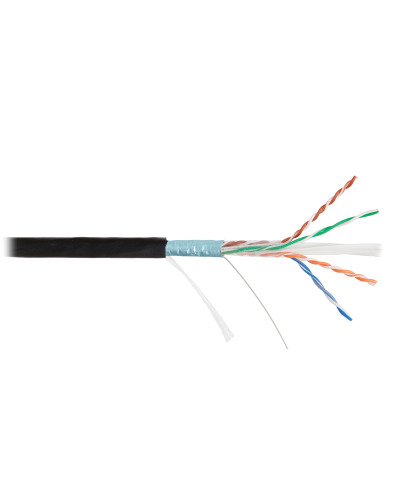F/UTP 4pair, Cat6, Solid, In/Out, нг(А)-HF (NMC 4240C-BK). Кабель «витая пара» (LAN) для структурированных систем связи. NIKOMAX в Ессентуках