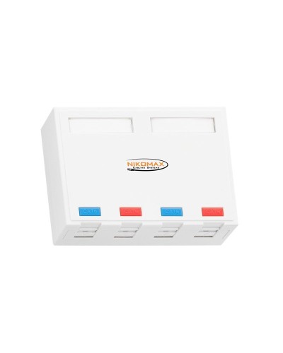 NMC-MB4P-ST-WT. Корпус настенной розетки. NIKOMAX в Ессентуках