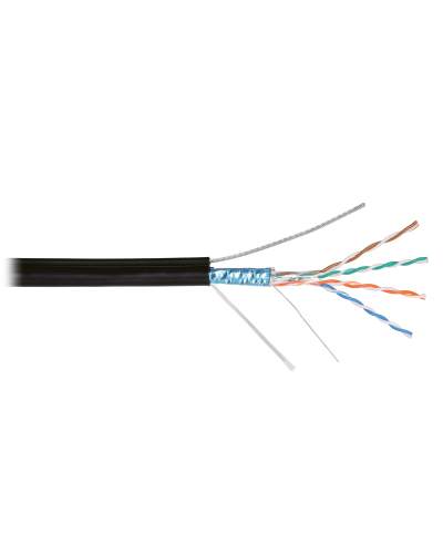 F/UTP 4pair, Cat5e, Solid, Out, SW, PVC (NMC 4905B-BK). Кабель «витая пара» (LAN) для структурированных систем связи. NIKOMAX в Ессентуках