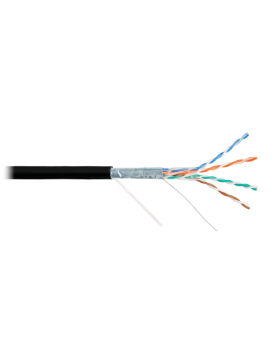 F/UTP 4pair, Cat5e, Solid, In/Out, нг(А)-HF (NMC 9200C-BK). Кабель «витая пара» (LAN) для структурированных систем связи. NIKOMAX в Ессентуках