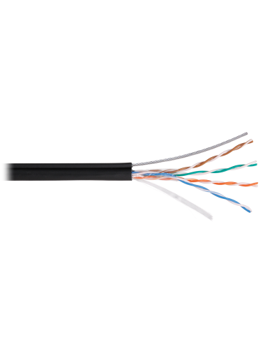 U/UTP 4pair, Cat5e, Solid, Out, SW, PVC (NMC 4805B-BK). Кабель «витая пара» (LAN) для структурированных систем связи. NIKOMAX в Ессентуках