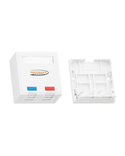 NMC-MB2P-ST-WT. Корпус настенной розетки. NIKOMAX в Ессентуках