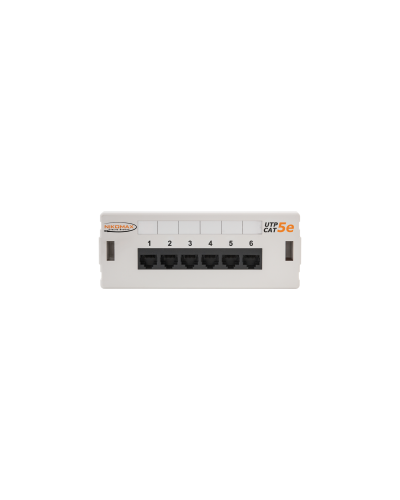 NMC-WP06UD2-GY. Патч-панель настенная 6 портов, Кат.5е. NIKOMAX в Ессентуках