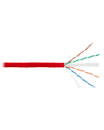 U/UTP 4pair, Cat6, Solid, In, нг(А)-HF (NMC 4140C-RD). Кабель «витая пара» (LAN) для структурированных систем связи. NIKOMAX в Ессентуках
