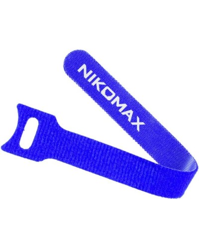 NMC-CTV150-12-SB-BL-10 (10шт). Стяжка-липучка с мягкой пряжкой. NIKOMAX в Ессентуках