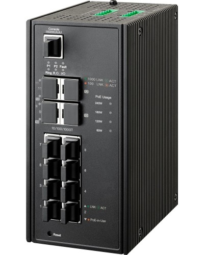 NIS-3500-3412PGE (64PY0804). Коммутатор управляемый с PoE. NSGate в Ессентуках