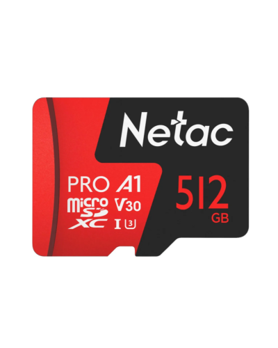 NT02P500PRO-512G-R. Карта памяти microSDXC, 512 ГБ, Class 10. Netac в Ессентуках