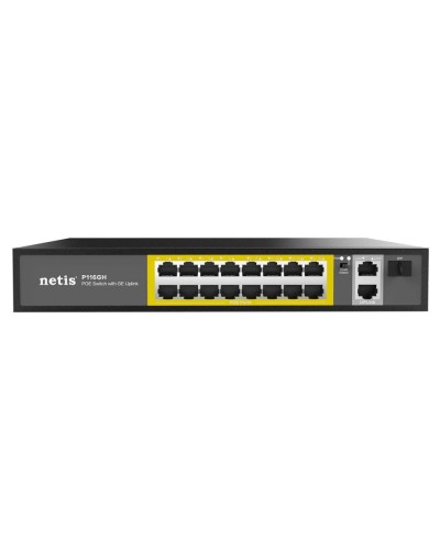 Netis P116GH. Коммутатор сетевой PoE неуправляемый. Netis в Ессентуках