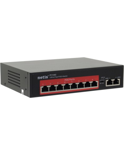 Netis P110C. Коммутатор сетевой PoE неуправляемый. Netis в Ессентуках