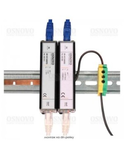 SP-IP/1000D. Устройство грозозащиты цепей Ethernet. OSNOVO в Ессентуках