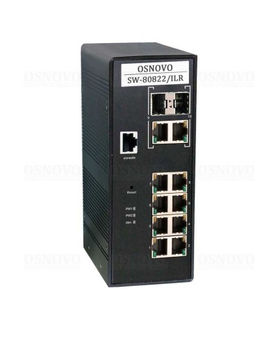 SW-80822/ILR. Коммутатор 10-портовый Gigabit Ethernet с PoE. OSNOVO в Ессентуках