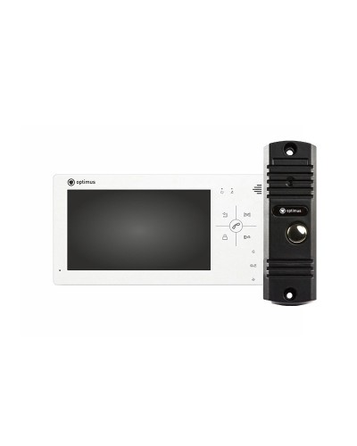 VM-7.0 (w)+ DS-700L (черный). Комплект видеодомофона. Optimus в Ессентуках