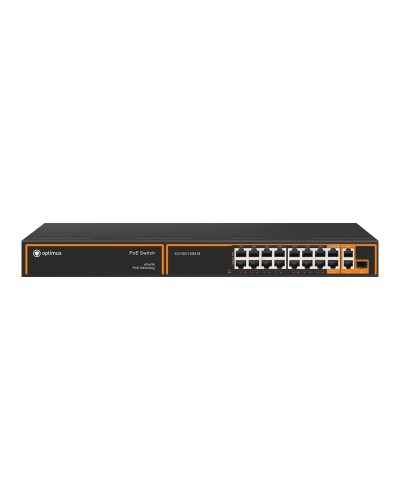 U1I-15F1G2b/2G/1S. Коммутатор с питанием по PoE 16-портовый. Optimus в Ессентуках