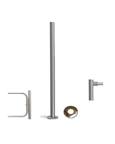 PERCo-BH02 2-15 с крышкой. Стойка с отверстием под стопорный механизм поворотной секции и с 2-мя отверстиями для крепления патрубков на стороне, противоположной створке. PERCo в Ессентуках