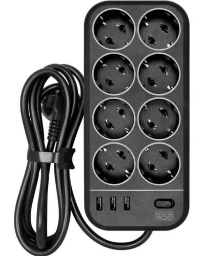 SP-08 USB03AB 3,0 M. Сетевой фильтр. POWERCOM в Ессентуках