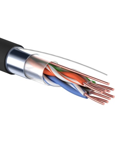 F/UTP 4PR 24AWG, CAT5e. OUTDOOR, 305м. PROconnect (01-0154). Кабель «витая пара» (LAN) для структурированных систем связи. PROCONNECT в Ессентуках