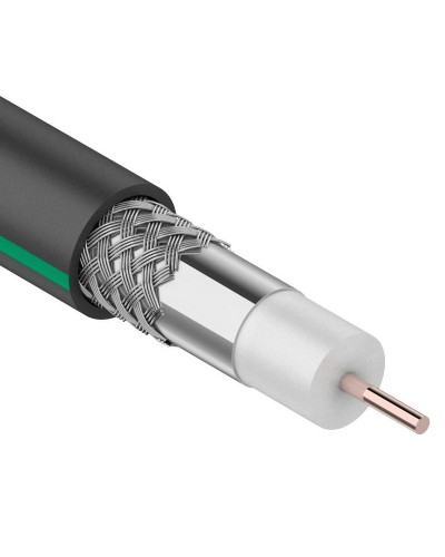 SAT 703 B, Cu/Al/Al, 75%, 75 Ом, 100 м, черный OUTDOOR. PROconnect. (01-2436-1). Кабель коаксиальный радиочастотный. PROCONNECT в Ессентуках