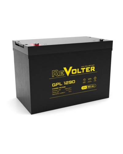 Revolter GPL 1290. Аккумулятор автомобильный герметичный свинцово-кислотный. Revolter в Ессентуках