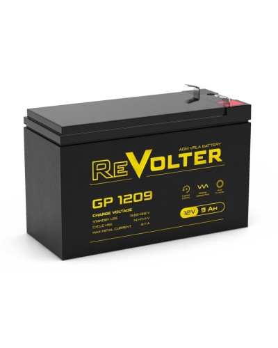 Revolter GP 1209. Аккумулятор автомобильный герметичный свинцово-кислотный. Revolter в Ессентуках