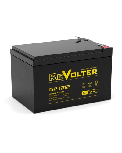 Revolter GP 1212. Аккумулятор автомобильный герметичный свинцово-кислотный. Revolter в Ессентуках