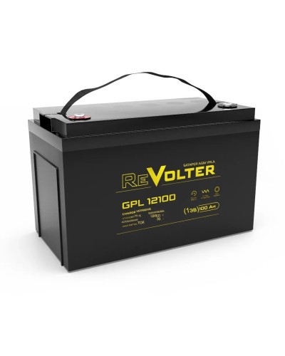 Revolter GPL 12100. Аккумулятор автомобильный герметичный свинцово-кислотный. Revolter в Ессентуках