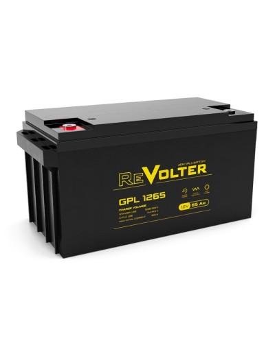 Revolter GPL 1265. Аккумулятор автомобильный герметичный свинцово-кислотный. Revolter в Ессентуках