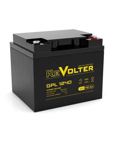 Revolter GPL 1240. Аккумулятор автомобильный герметичный свинцово-кислотный. Revolter в Ессентуках