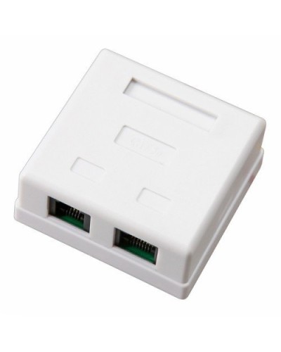 Розетка компьютерная внешняя, 2-порта RJ-45 (8P8C), UTP CAT 6 REXANT (03-0136): Розетка RJ-45 в Ессентуках