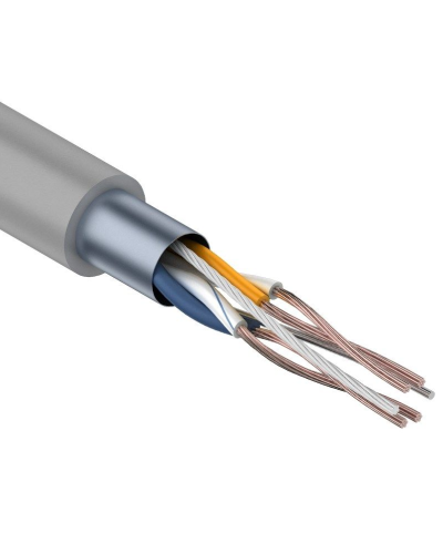 F/UTP, CAT 5e, PVC, 2PR, 24AWG, INDOOR, STRANDED, серый, 305м, REXANT (01-0125). Кабель «витая пара» (LAN) для структурированных систем связи. Rexant в Ессентуках