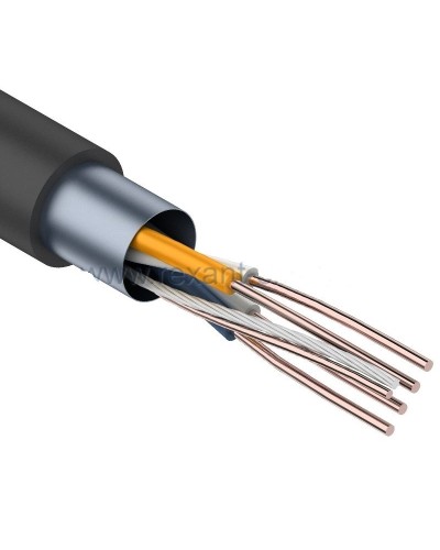F/UTP, CAT 5e, PE, 2PR, 24AWG, OUTDOOR, SOLID, черный, 305м, REXANT (01-0124). Кабель «витая пара» (LAN) для структурированных систем связи. Rexant в Ессентуках