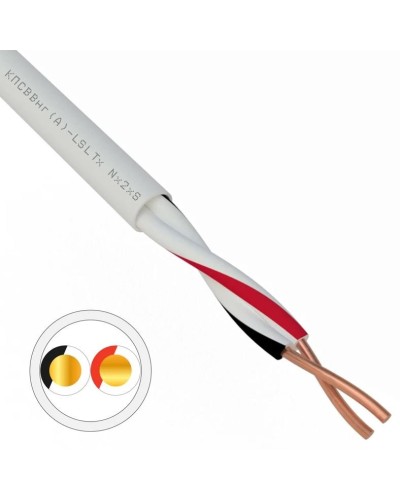 КПСВВнг(А)-LSLTx 1х2х0,75 REXANT (01-4871). Кабель для систем передачи данных пониженной пожароопасности c низким дымо- и газовыделением, с низкой токсичностью продуктов горения. Rexant в Ессентуках