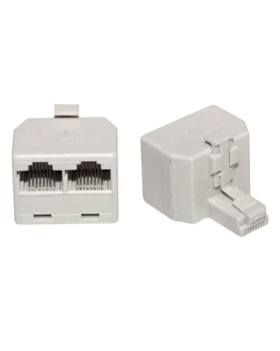 Двойник компьютерный UTP RJ-45(8P8C) (штекер - 2 гнезда) REXANT (03-0102): Кабельный соединитель в Ессентуках