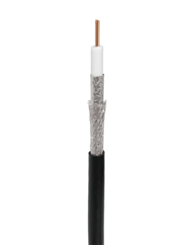 RG-11U, 75 Ом, CCS/Al/Al, 83%, 305 м, черный OUTDOOR (01-3011). Кабель коаксиальный радиочастотный. Rexant в Ессентуках