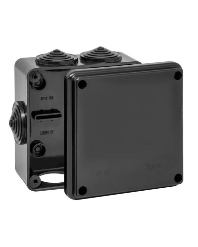 Коробка TYCO ОП 100х100х50мм УХЛ1 IP54 черный (67050Ч). Коробка распределительная. RuVinil в Ессентуках