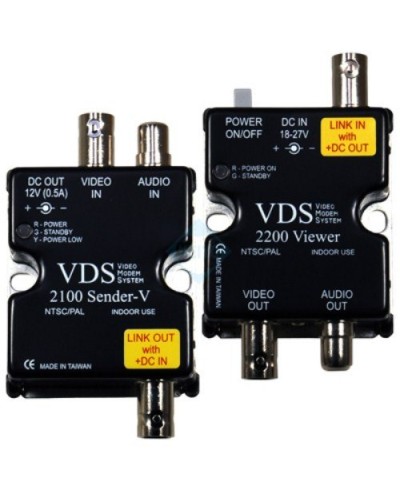 VDS 2100/2200. Удлинитель видео-, аудиосигнала, напряжения питания по коаксиальному кабелю. SC&T в Ессентуках
