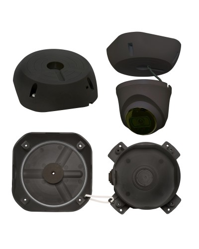 МК-4 PRO (цвет черный). Монтажная коробка для крепления уличных видеокамер. SLT в Ессентуках