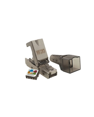 Коннектор 8P8C STP 6A (RJ-45) безынструментальный (10-0240). Разъем RJ-45. SUPRLAN в Ессентуках