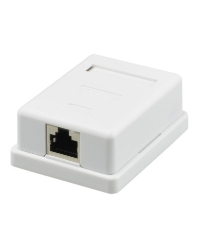 Розетка настенная RJ-45, 8P8C, Cat.5e, 1 порт FTP (10-0354). Компьютерная розетка. SUPRLAN в Ессентуках