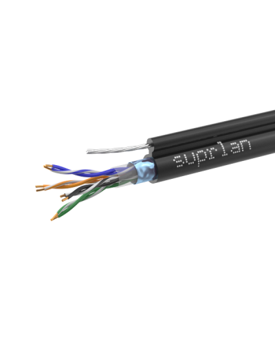 FTP Cat.5e 4x2xAWG24 Cu PE Outdoor T-FG8 (трос) Median (01-1035-1). Кабель «витая пара» (LAN) для структурированных систем связи. SUPRLAN в Ессентуках