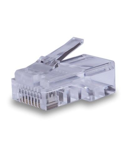 Коннекторы 8P8C UTP Cat.5e 50U (RJ-45) (100шт) (10-0207). Разъем RJ-45. SUPRLAN в Ессентуках