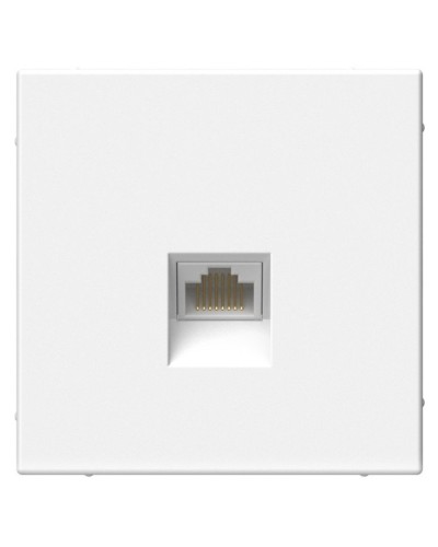 ArtGallery розетка RJ45, кат. 6Е, скрытой установки, механизм, белый (GAL000186). Розетка компьютерная. Systeme Electric в Ессентуках