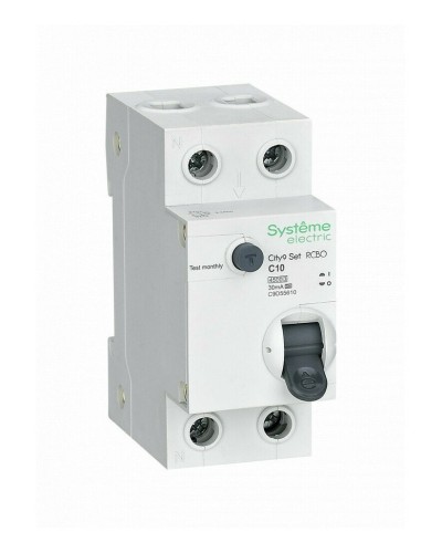City9 Set 1P+N С 10А 4.5kA 30мА A 230В (C9D55610). Автоматический выключатель дифференциального тока. Systeme Electric в Ессентуках