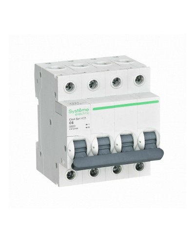 City9 Set 4P 6А 4.5kA С (C9F34406). Автоматический выключатель. Systeme Electric в Ессентуках