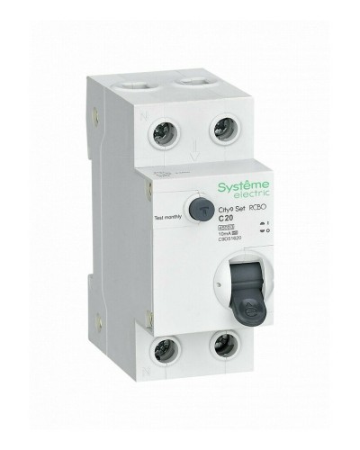 City9 Set 1P+N С 20А 4.5kA 10мА A 230В (C9D51620). Автоматический выключатель дифференциального тока. Systeme Electric в Ессентуках